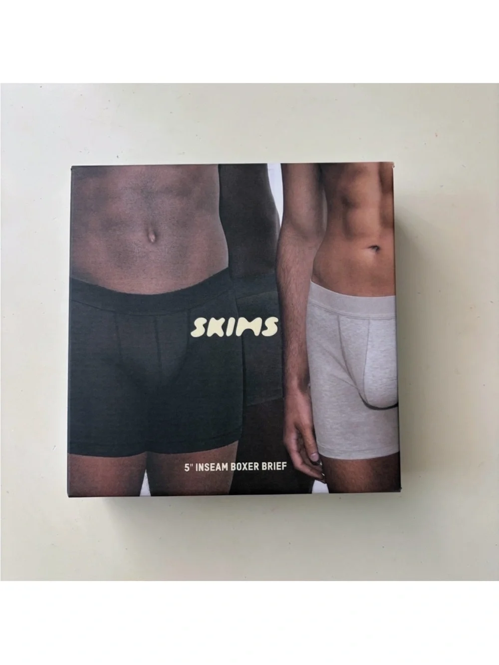 SKIMS Men’s 5” Boxer Brief 3-Pack Heather Multi Size 3X New in Box Gray